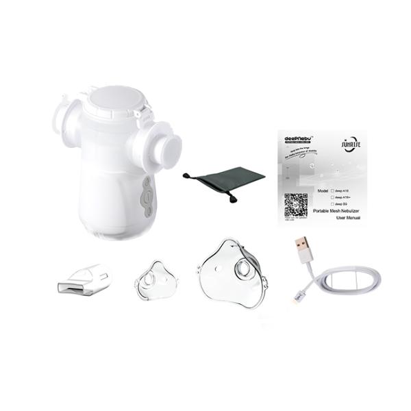 ингалятор машины Nebulizer 1.6μm до 3.3μm для кашля IP23 ≥0.28ml/Min астмы