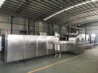 Linha de produção comercial processamento térmico do cone de gelado 3800pcs/H