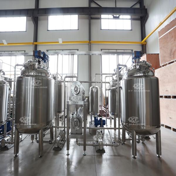 SS304 Peanut Butter Mixing Tank De-gassing Tank 200L-1000L