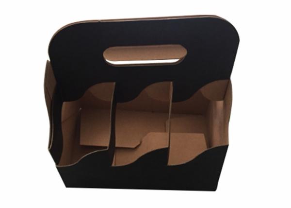 Tray Basket Paper Corrugated Cardboard Shipping Boxes 2 - 6 Coffee Cup Carry