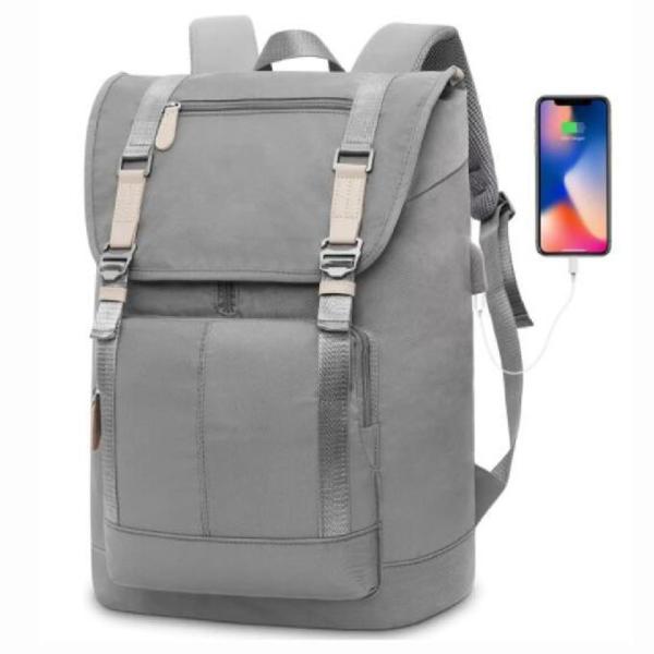 Trouxa da escola, adolescente Daypack trouxa do portátil de 17 polegadas com porto de carregamento do Usb