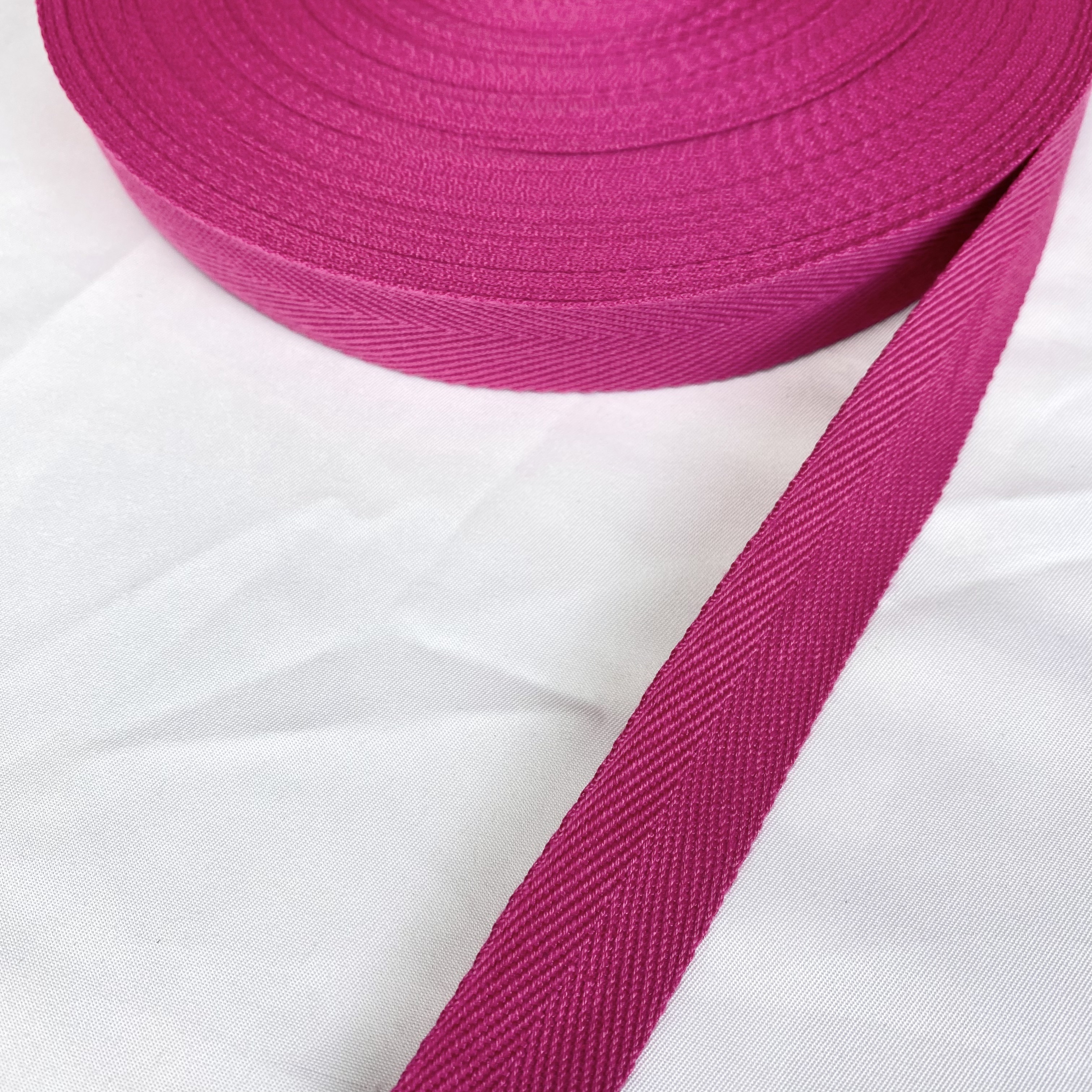 Herringbone polyester-cotton webbing Various colors Backpack strap Belt Handbag strap