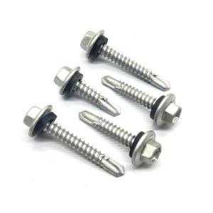 Self-Drilling Screws/Unslotted/Hex Washer Head/Steel/Zinc/Bon