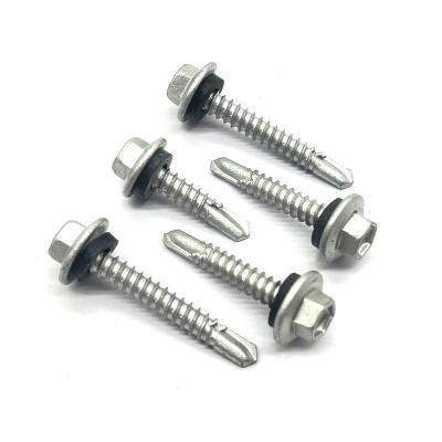 Self-Drilling Screws/Unslotted/Hex Washer Head/Steel/Zinc/Bon