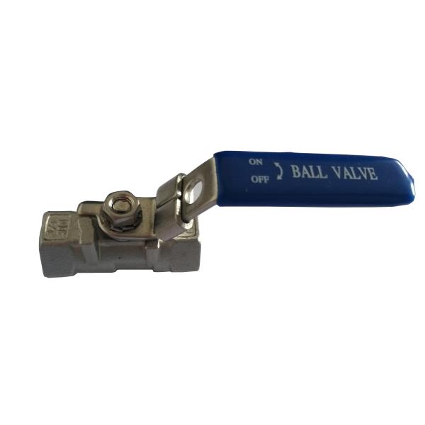 DN100 Metal Ball Valve , CF8M Female And female threaded ball valve