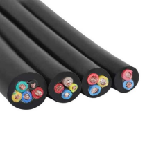 Flexible Copper Conductor Rubber Insulated Cable 300/500V  IEC 60245 57 Rubber Cable