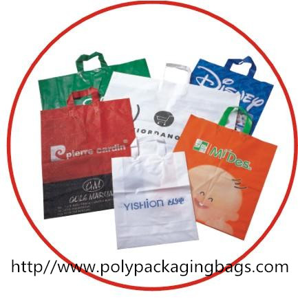 Вешалка розового бортового Гуссет пластиковая кладет крупноразмерное в мешки для подарка/посещения магазина бакалеи