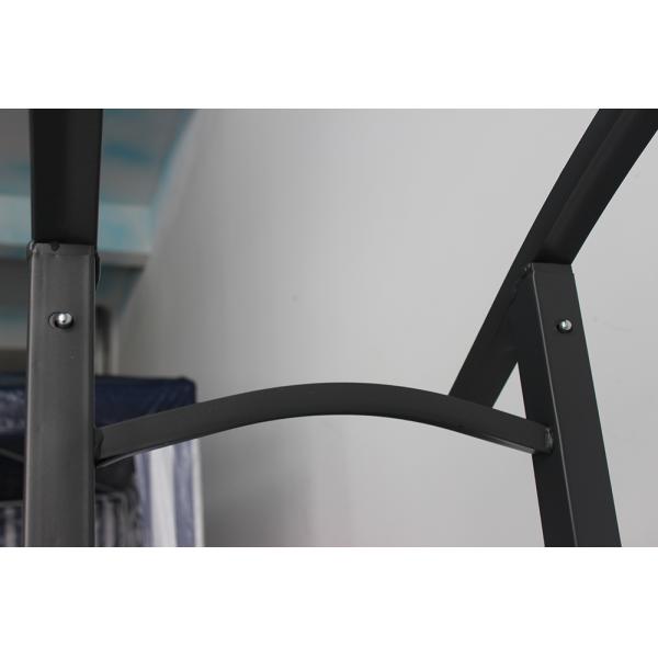 Customizable Metal Arch for Garden and Patio Gazebo in Black Color Not Coated Cover