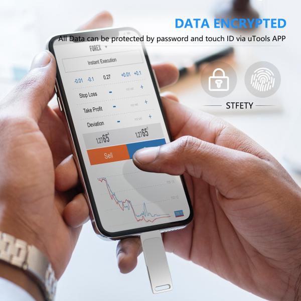 High Quality 3 in 1 Fast Transfer USB Flash Drive with USB 3.0, Type-C and Lightning Connector