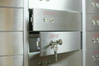 caja de depósito seguro del banco SUS304 de 10m m, pequeña caja de depósito seguro para la joyería