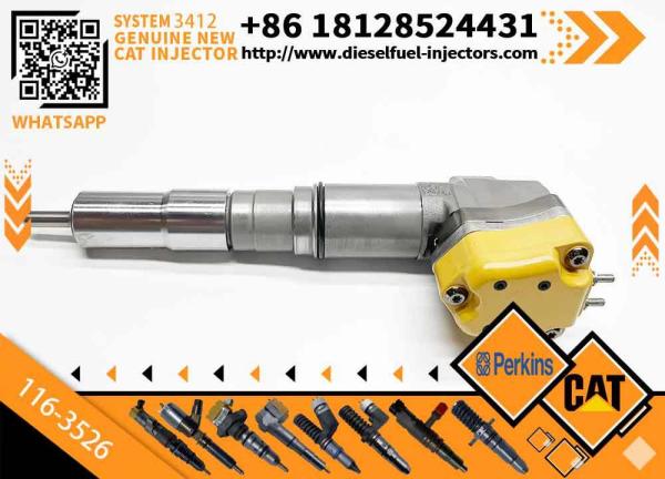 Injecteur de carburant 104-3377 174-7526 111-7916 138-8754 0R-8624 116-3526 pour moteur CAT 3408E 3412E 769D 773D 775D 631E 633E II 637E 651E 657E