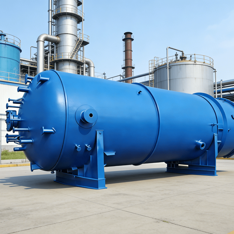 Stainless Steel Hydrogen Cyanide Reactor with Customized Size and 0.1-10 Mpa Design Pressure for Chemical Processing