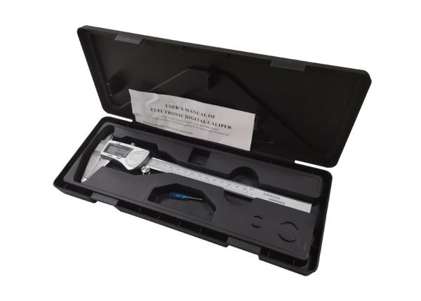 IP54 Digital Caliper with Metal Housing 0-200mm LCD Display Precision Measuring Tool