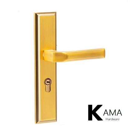 58mm Mortise Door Lock Handle For Bedroom Door Zinc Alloy Material