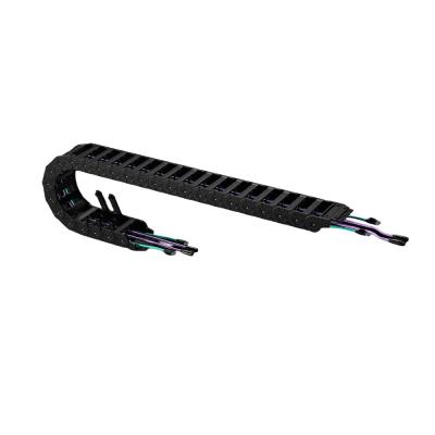 Nylon Plastic Drag Chain Cable Carrier Wire Protective Sleeve Threaded Trough Drag Chain