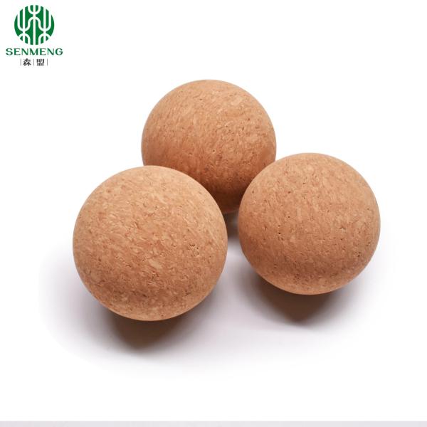 Best Sale Eco-Friendly Natural Wood Ball for Fitness Exercise Cork Yoga Ball Eco-Friendly Cork Yoga Ball for Professional