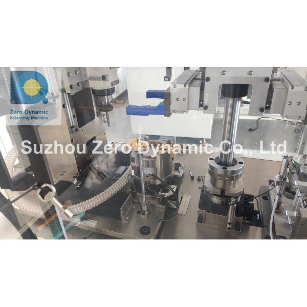 Two Station Vertical Power Tool Impeller Drilling Balancing Machine