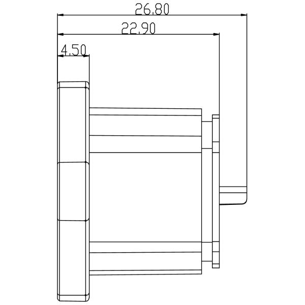 Jbocnt 30A 60A Power Connectors AC Power Supply Socket 3 Pin With Rubber Cover