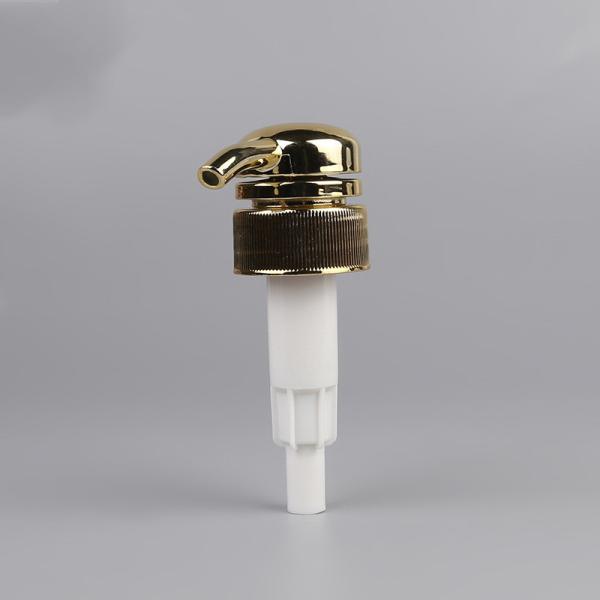 Aluminum Lotion Dispenser Pump 24/410 Gold Shampoo