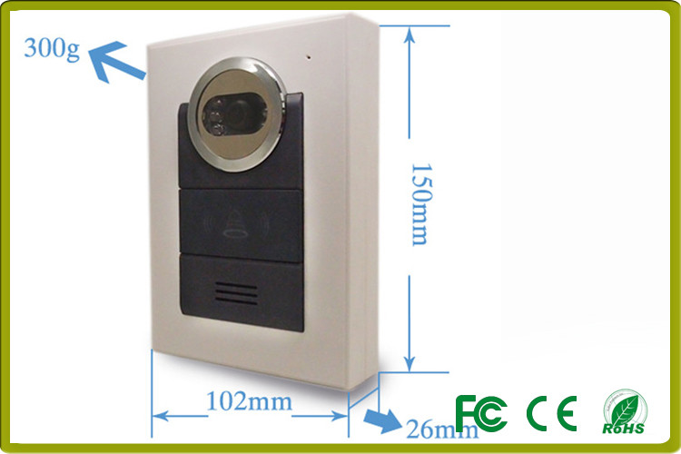 Night vision Monitor digital door peephole viewer for home automation and security