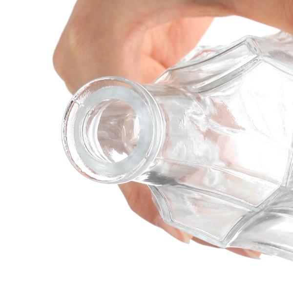 Clear Round Slender Neck Wine Bottles 250ml 300ml 330ml 350ml for Drinking Packaging