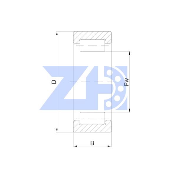 Complement Cylindrical Roller Bearing F202965.RNU For Hydraulic Pump 30.08