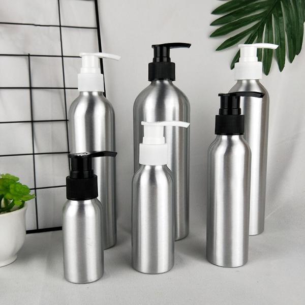 Empty Silver 15ml 30ml 50ml 100ml 250ml 500ml 600ml 1000ml Aluminum Water Bottle PERFUME Personal Skin Care Packaging