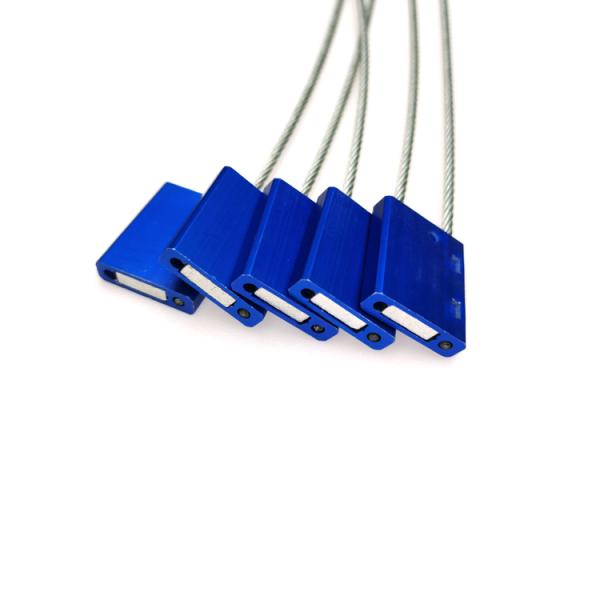 US-CC251 Aluminium Cable Security Seals Pull Tight Locking Mechanism For Containers
