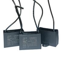 CBB61 450V 5.0mfd 150 Line Length Ceiling Fan Capacitor Plastic Triangles With Location Hole