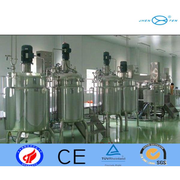 Jacketed Mixing Tank Stainless Steel Mixing Tank Opened Double Layer