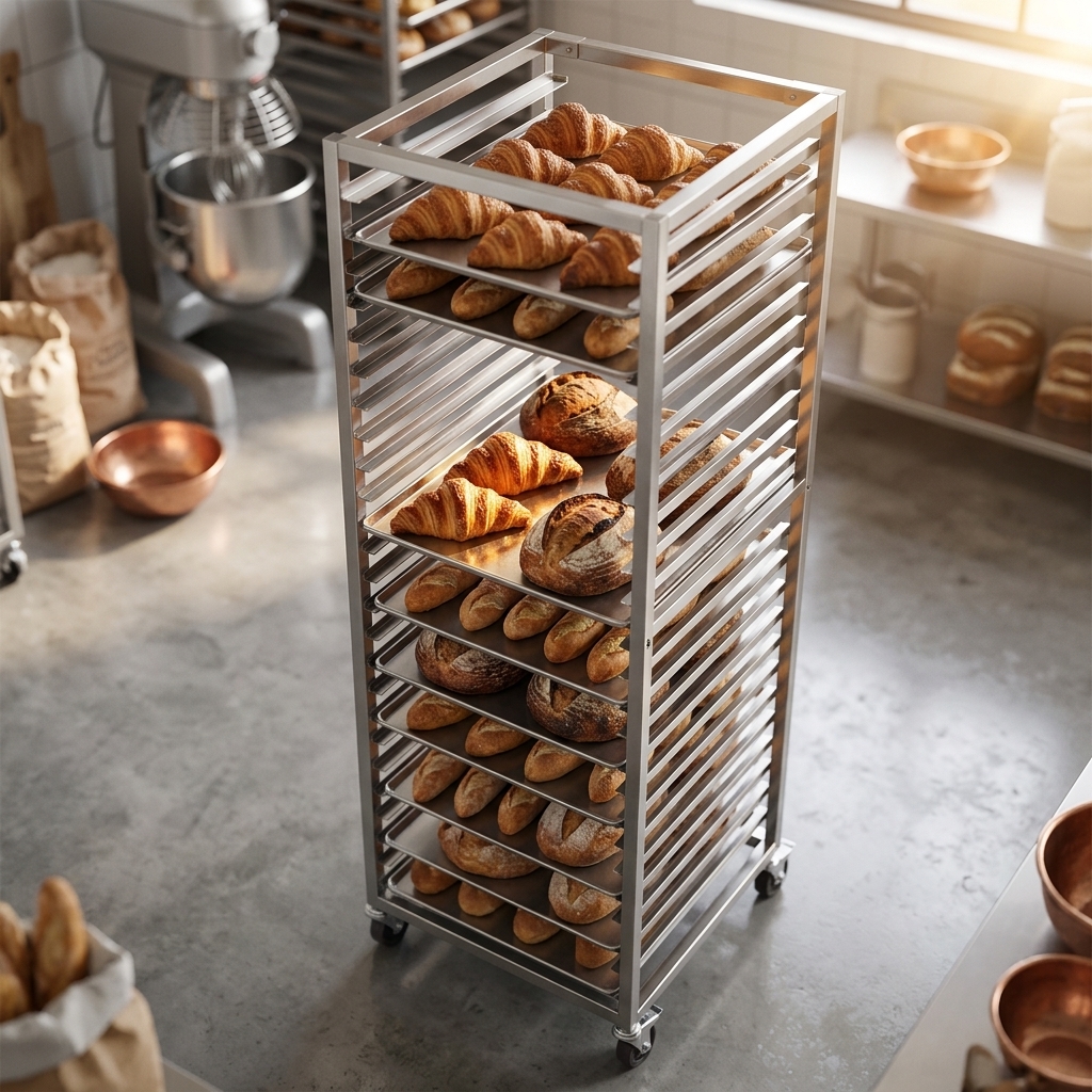 304 Stainless Steel Bread Pan Bakery Tray Trolley Support Size Customization
