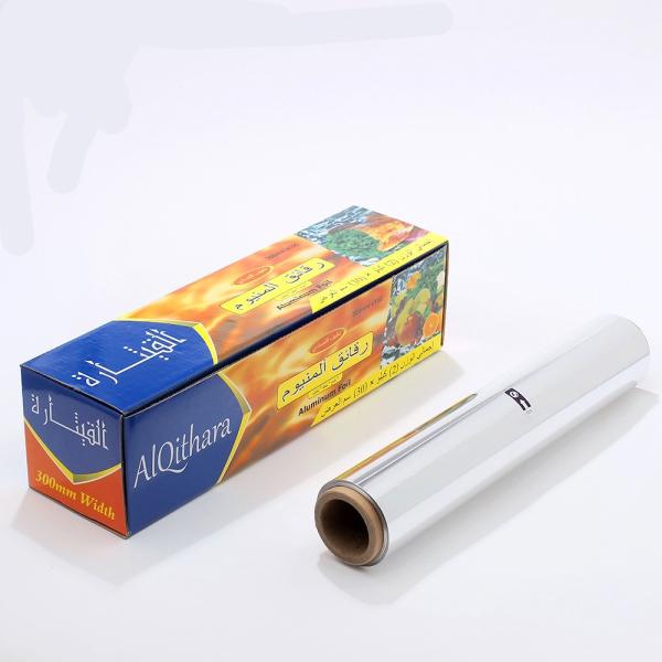 Kitchen 75 Sq Ft Food Packing Catering Aluminium Foil Rolls with Customized Thickness