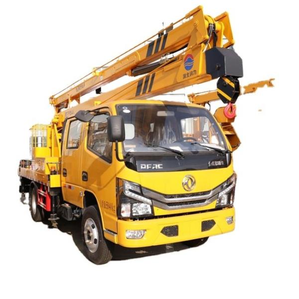 Cheap4x2  14m 25m 35m 45m 65m Bucket Truck Aerial Working Platform Folding Telescopic Boom Aerial Work Platform
