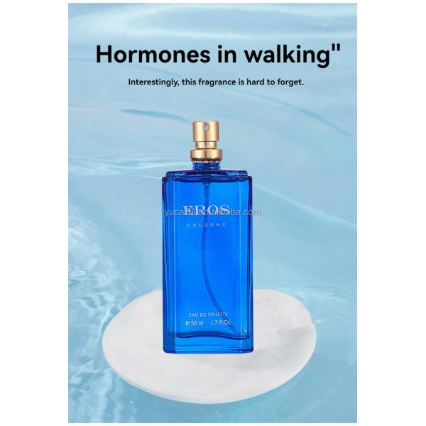 50ml Love God Cologne Men's Eau de Toilette with Lasting Fragrance and Rosemary Stick