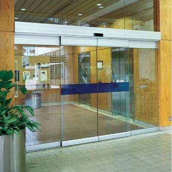 Aluminum Alloy Automatic Sliding Door Opener Residential 90 Kg Turbine Worm Door Machine