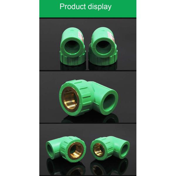 Green PPR Plastic High Quality Various Types Female Elbow In 90 Degree