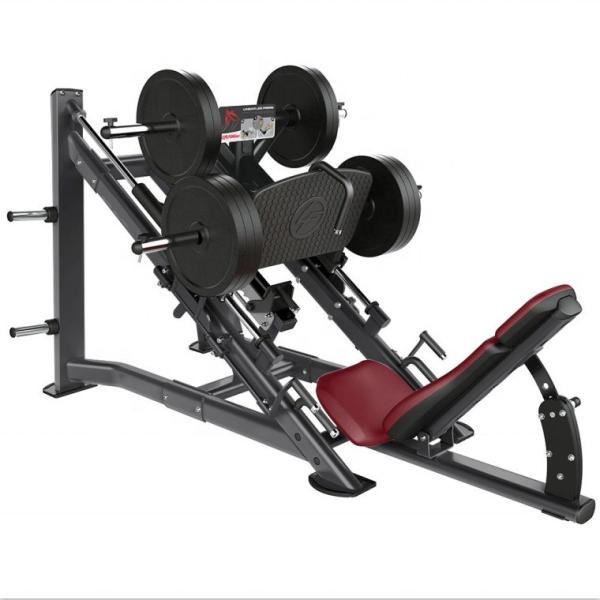 Steel Tube Q235 Plate Loaded Leg Press Machine for Inverted Pedal Strength Training