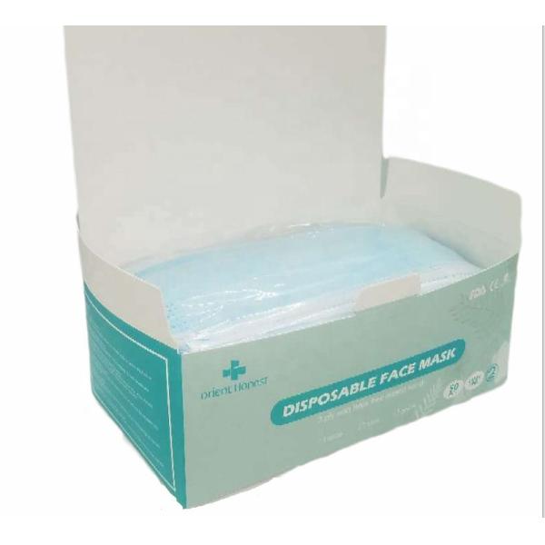 Disposable Non Woven Fabric Face Mask , Hypoallergenic Disposable Medical Mask