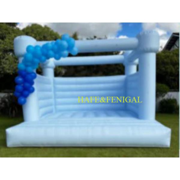 Надувный голубой замок для свадеб и детских дней рождения