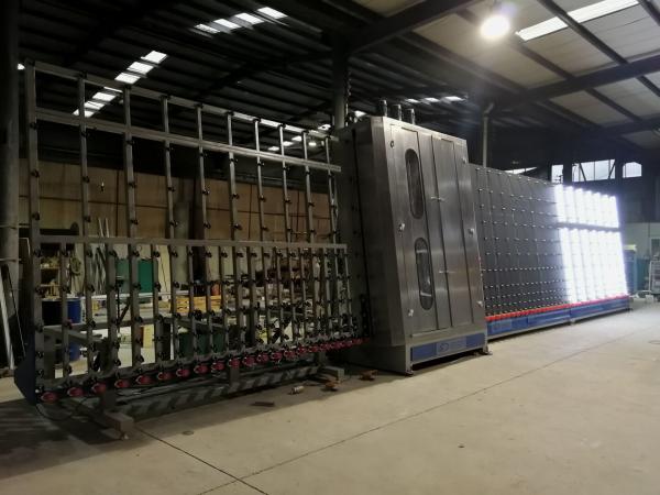 Low E Washing Glass Machine , Flat Glass Washing Machine Max Glass Size 2800x4000mm