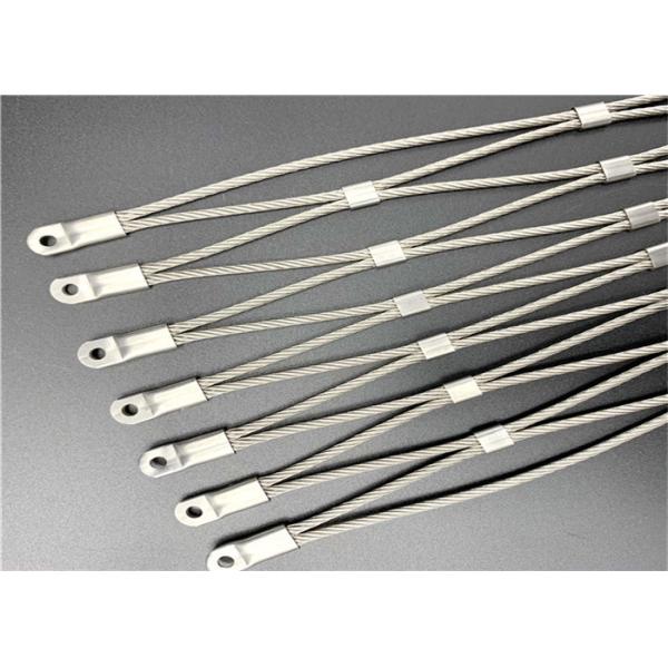 304 Zoo Stainless Steel Ferrule Rope Mesh Fencing Protecting Animals