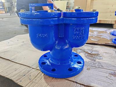 PN10/PN16 Ductile Iron Double Orifice Air Valve With EPDM Sealing For Temperature Range -20℃ To 120℃
