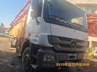 2015 Usé Sany 56m pompe à béton camion mélangeur monté