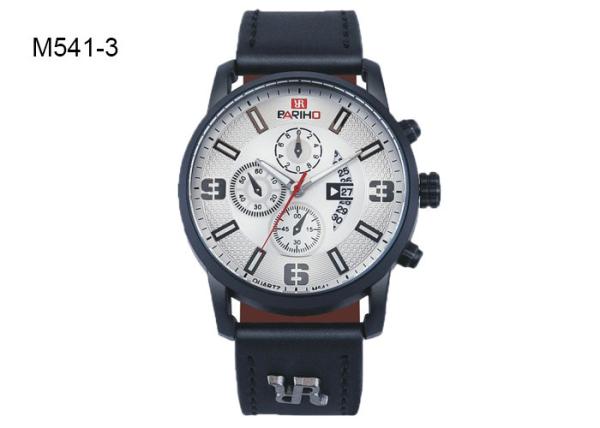 Fashion Sports	Precision Quartz Watch Cool Casual Black White Dial