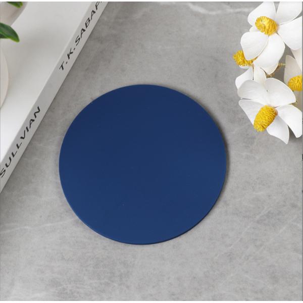 Waterproof Drink Cup Coaster Custom Design Soft Sublimation Print PVC Coasters