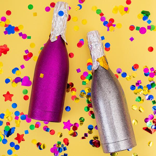 Custom Logo Champagne Bottle Party Popper The Ultimate Year's Celebration Accessory