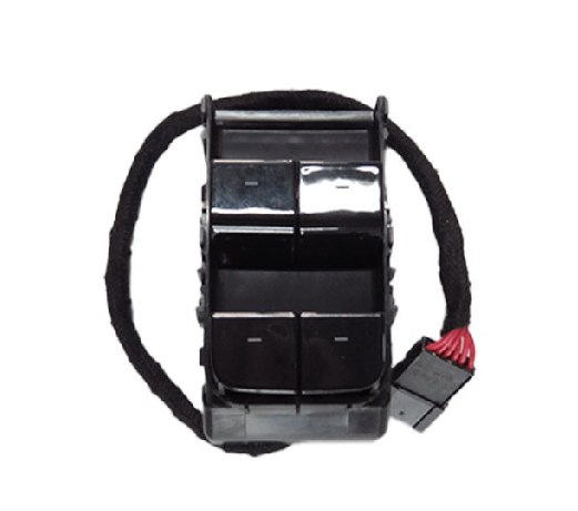 Interruptor de la ventana de la puerta del conductor negro brillante Tesla Model 3 2020 1081037-01-F