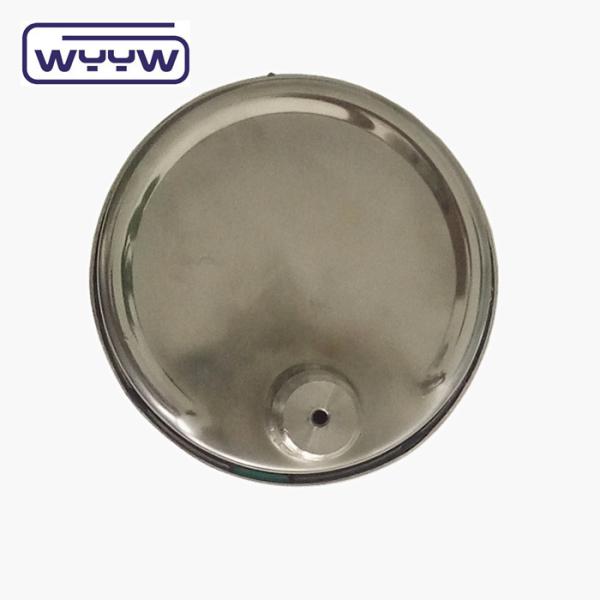 Conexão traseira Medidor de pressão de 100 mm com óleo Ss304 aço inoxidável