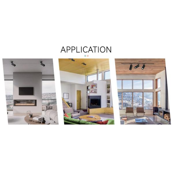 Ocean 6W LED Track Light 600lm Black Track Lighting Switchable CCT