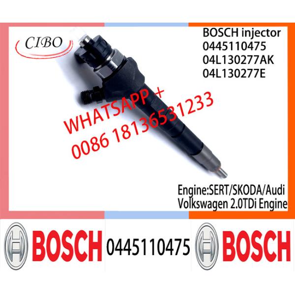 Инжектор топлива 0445110475 коллектора системы впрыска топлива injetor BOSCH 0986435242 04L130277AK 04L130277E для SERT/SKODA/Audi/Volkswagen